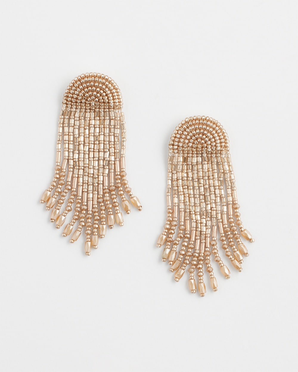 Chico's | Neutral Fringe Earrings Champagne