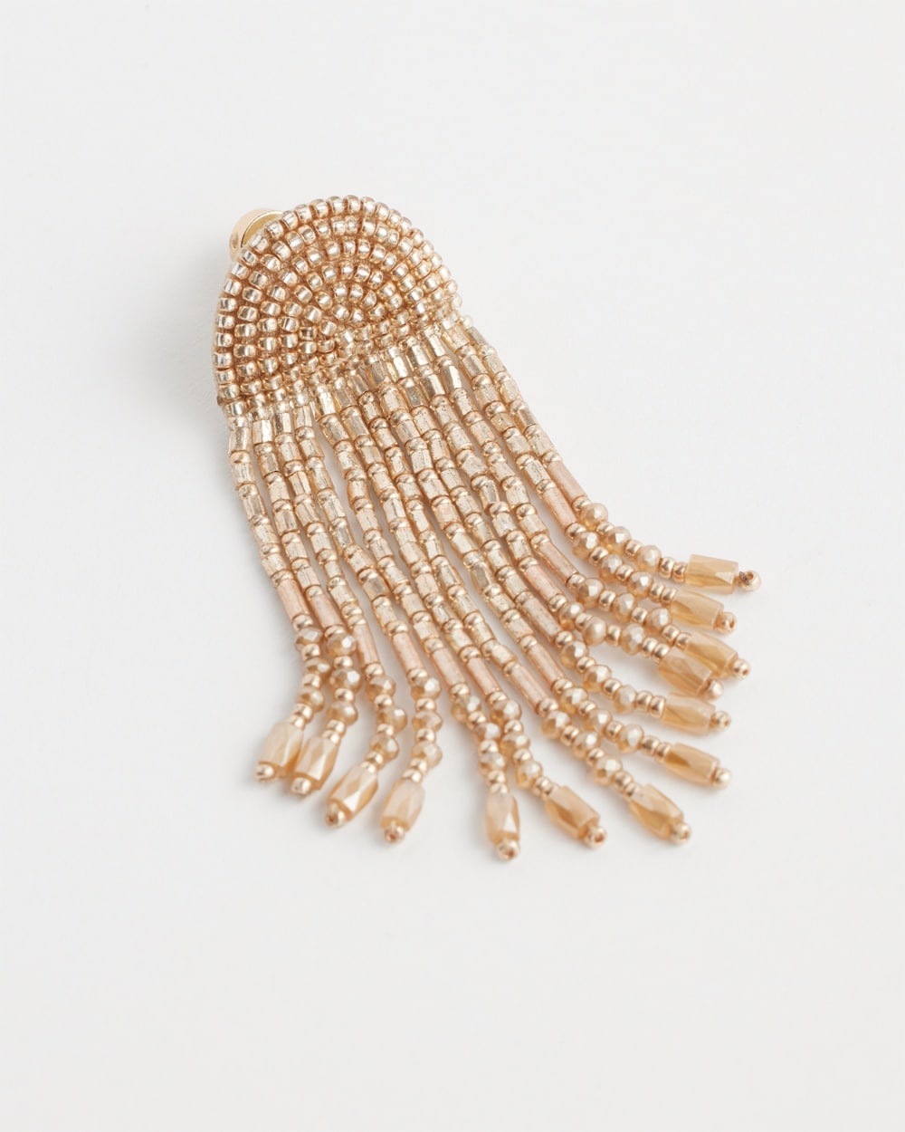 Chico's | Neutral Fringe Earrings Champagne