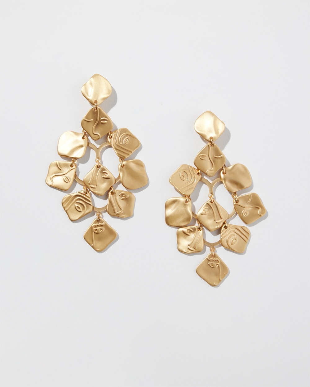 Chico's | Chandelier Clip-on Earrings Gold