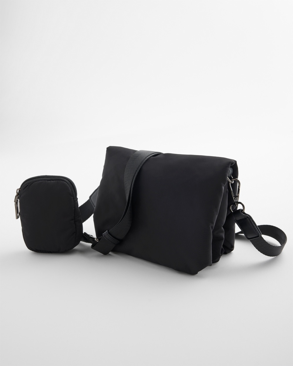 Chico's Eyewear | Mini Puffer Crossbody Bag Black