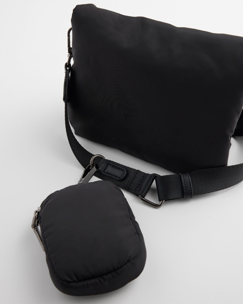 Chico's Eyewear | Mini Puffer Crossbody Bag Black