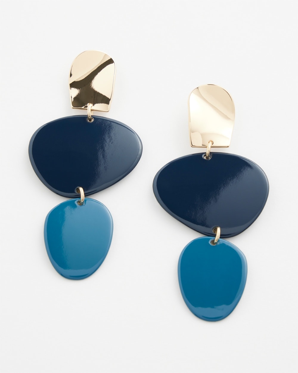 Chico's Online Exclusives | Blue Linear Earrings Blue Multi