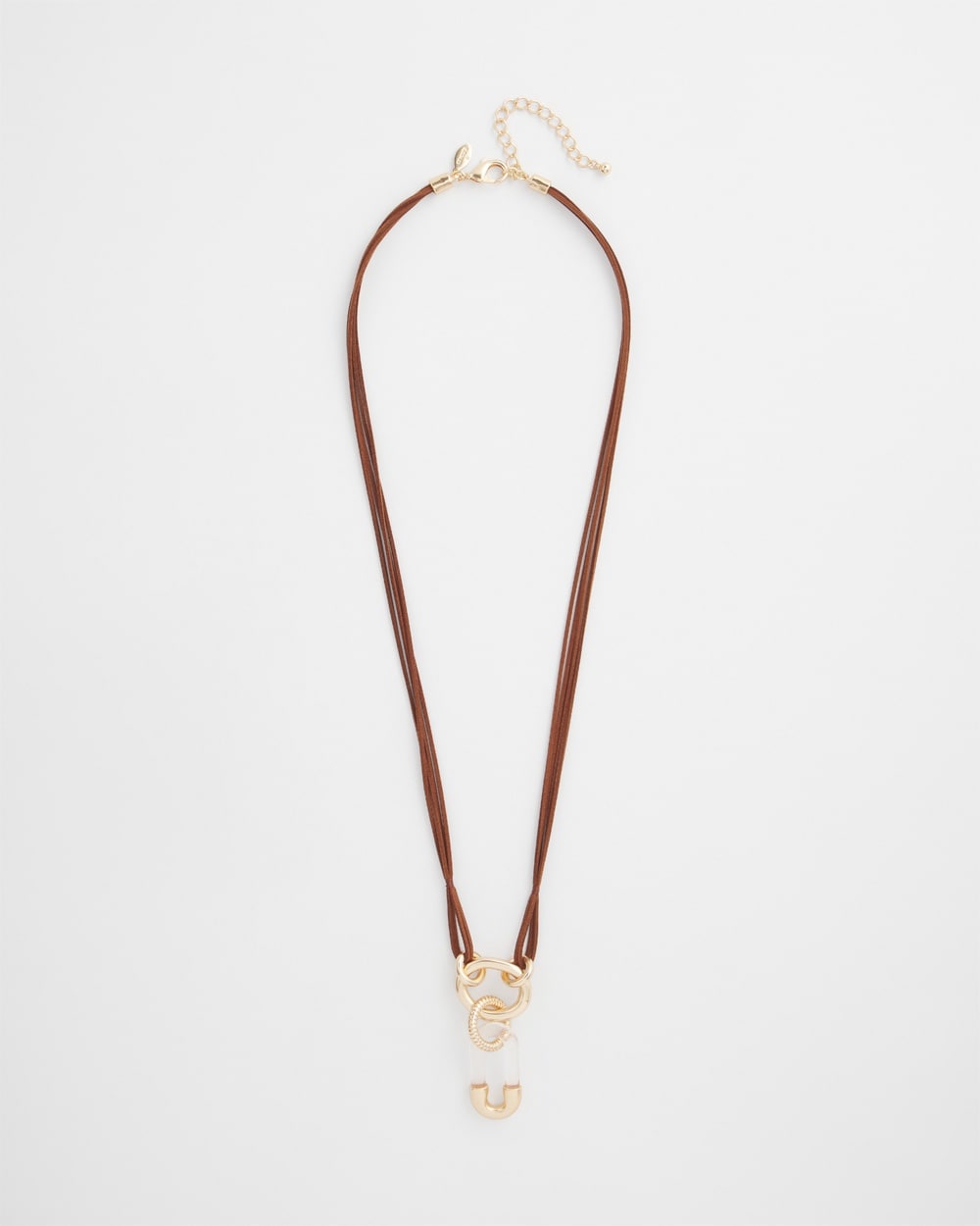 Chico's Necklaces | Neutral Pendant Necklace Brown