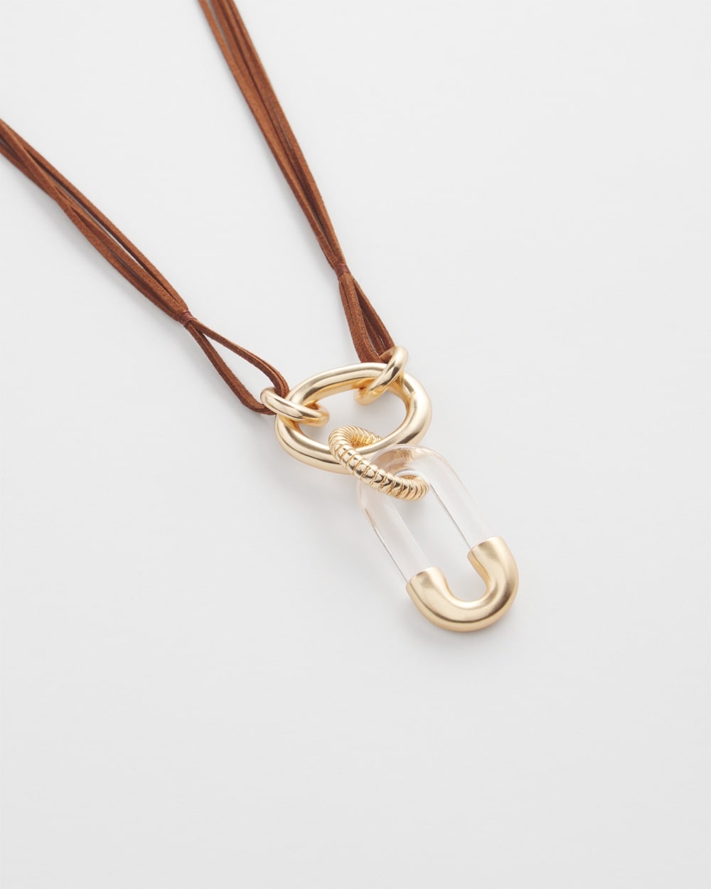 Chico's Necklaces | Neutral Pendant Necklace Brown