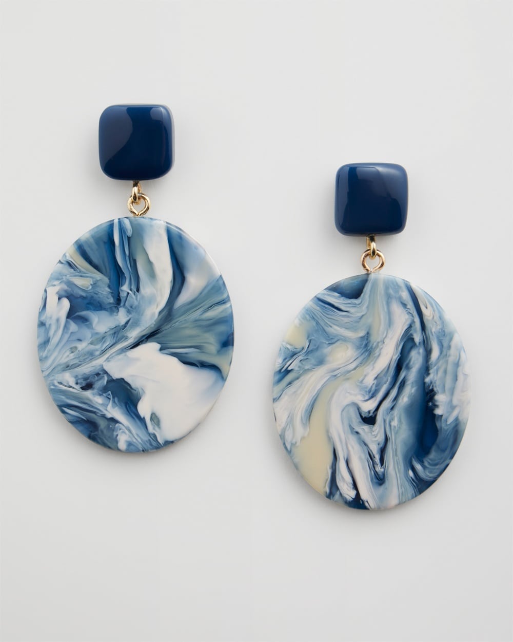 Chico's Online Exclusives | Drop Earrings Blue Tie Dye