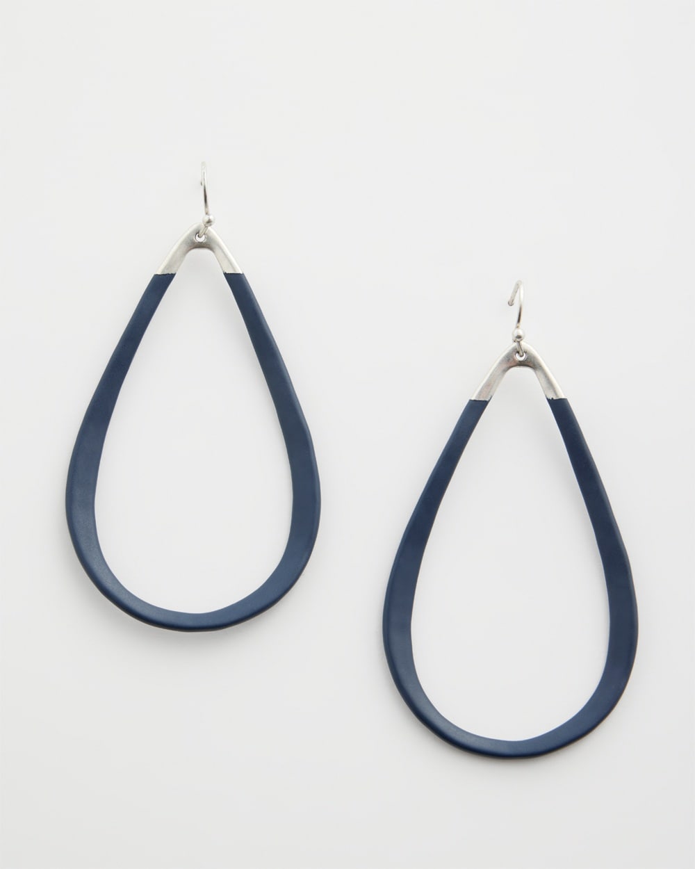 Chico's | Teardrop Hoops Navy