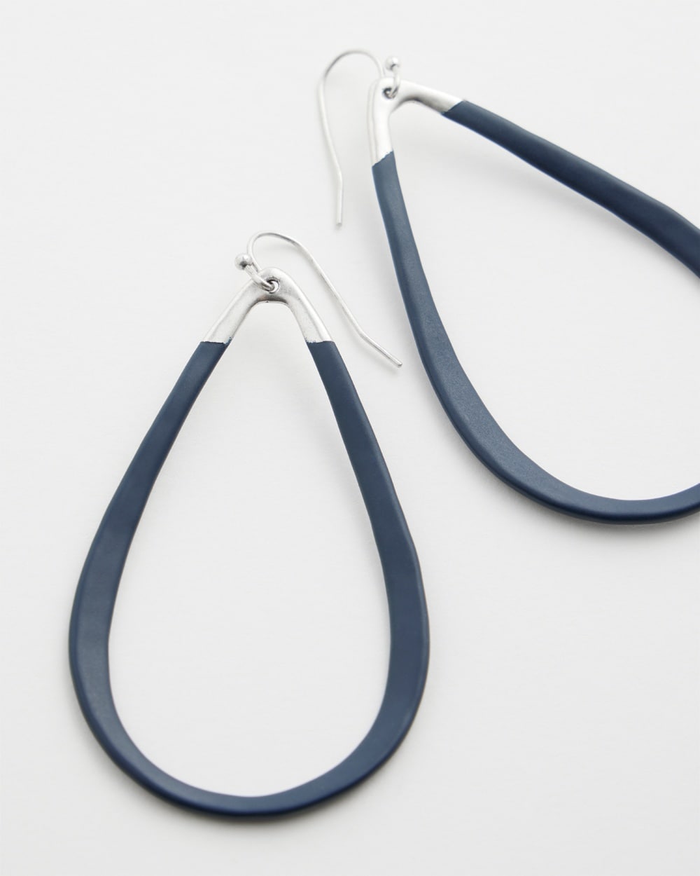 Chico's | Teardrop Hoops Navy