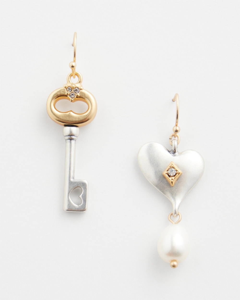 Chico's Online Exclusives | Valentine's Day Charm Earrings Mixed Metals