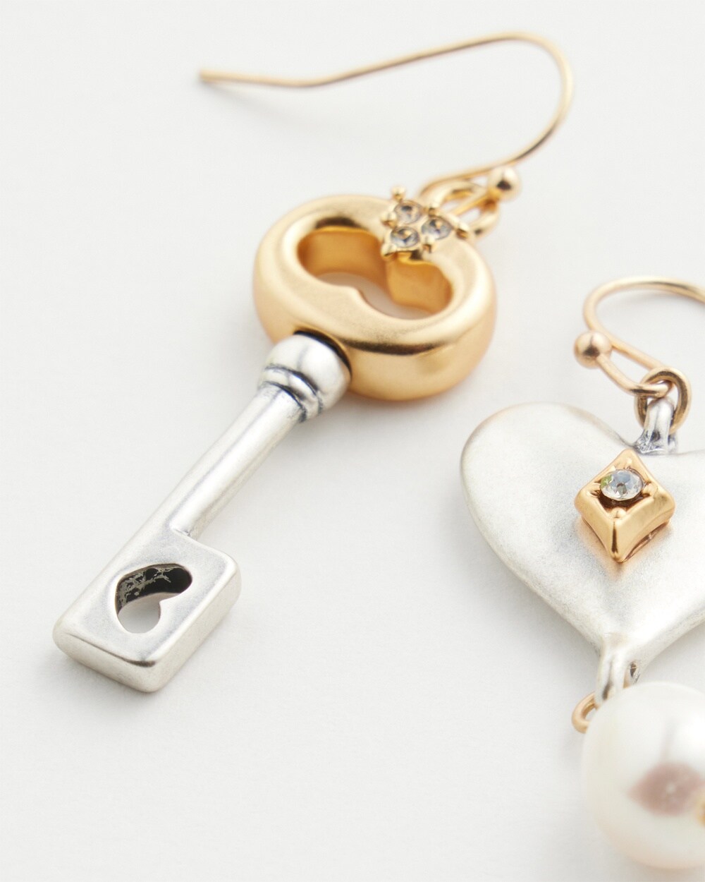 Chico's Online Exclusives | Valentine's Day Charm Earrings Mixed Metals