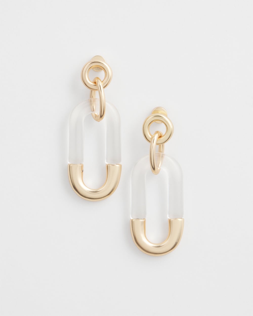 Chico's | Neutral Link Earrings Brown