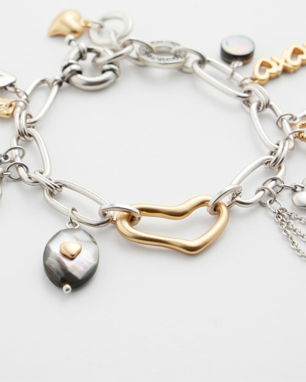 Chico's Online Exclusives | Valentine's Day Charm Bracelet Mixed Metals