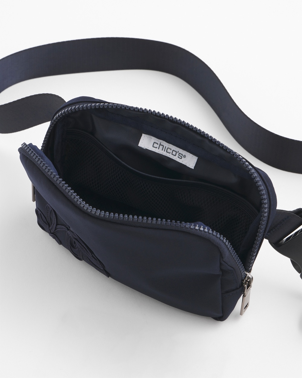 Chico's Eyewear | Neema Soutache Belt Bag Classic Navy