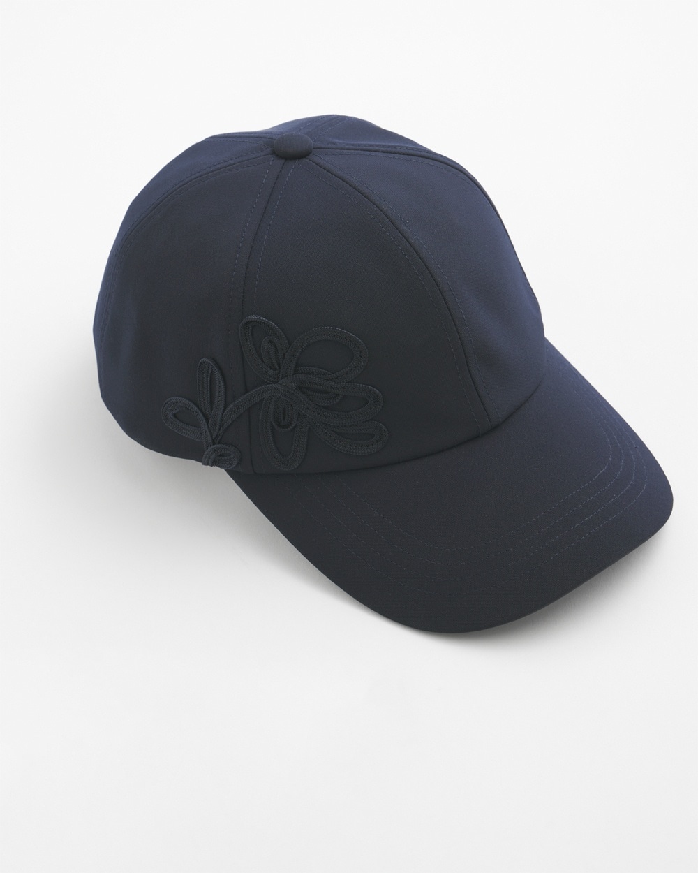 Chico's Shop Now | Neema UPF Soutache Baseball Cap Classic Navy