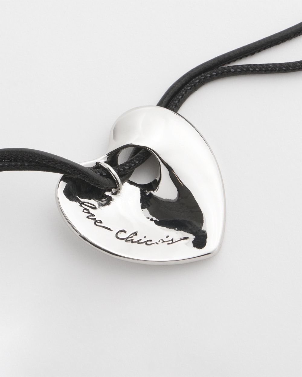 Chico's Necklaces | Valentine's Day Short Pendant Necklace Silver