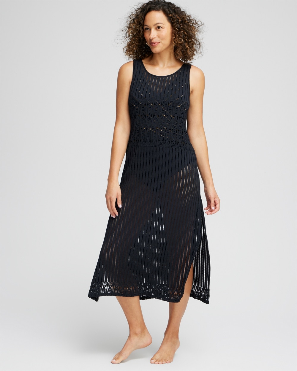 Chico's Swim | Gottex Swim Coverup Dress Black