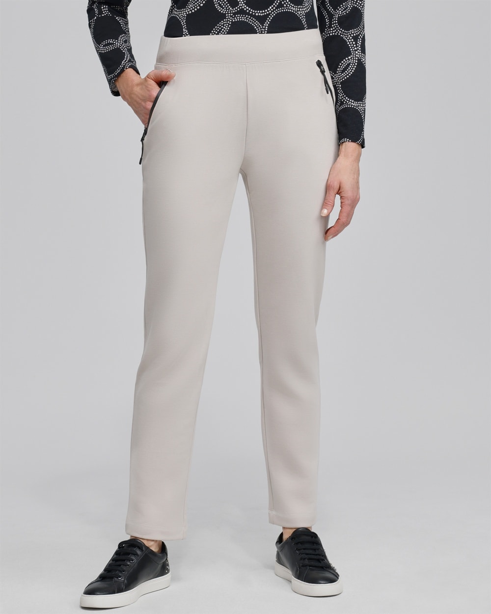 Chico's Pants | Zenergy® Double Knit Pants Smokey Taupe