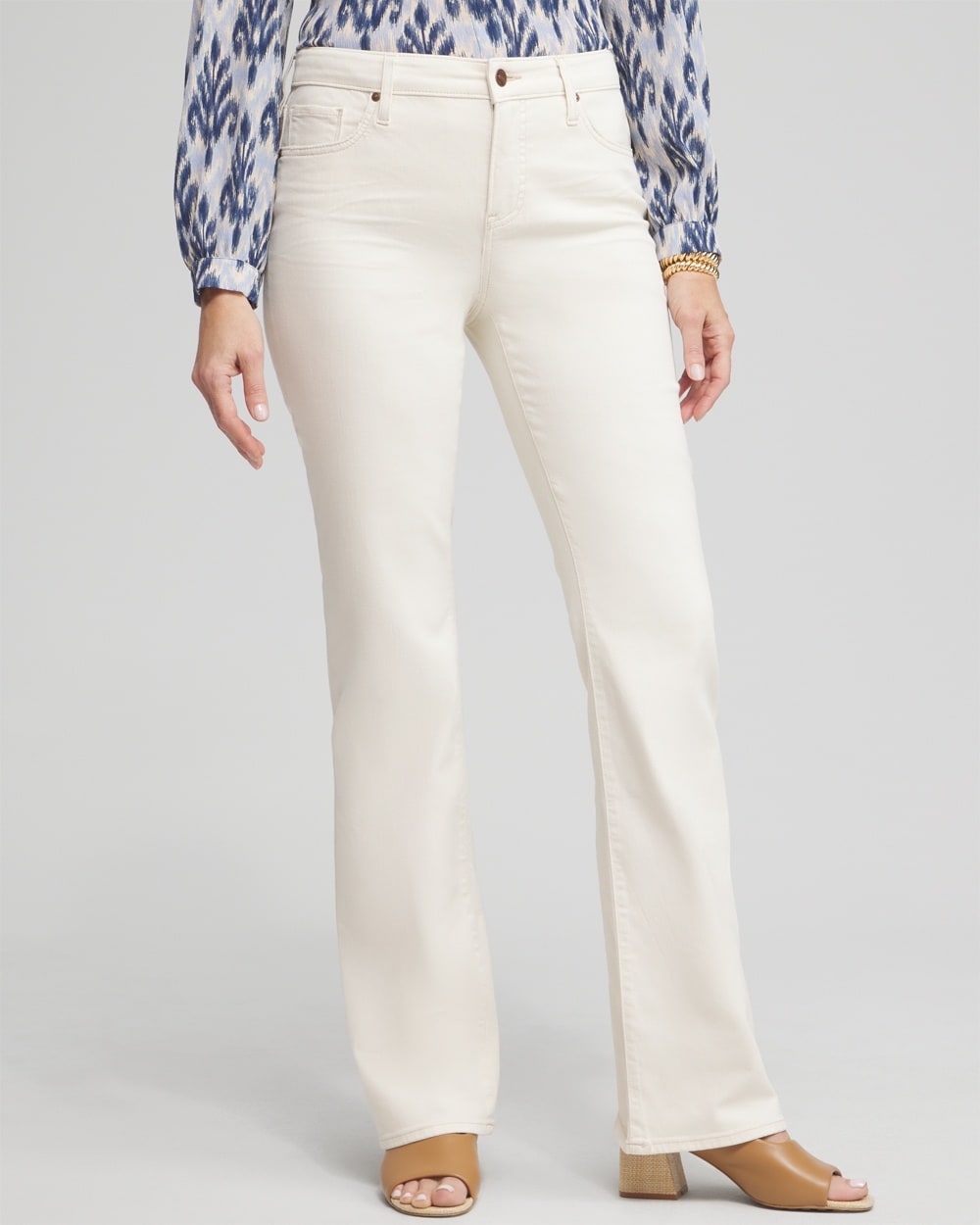 Chico's Jeans & Denim | Girlfriend Flare Jeans Sea Salt