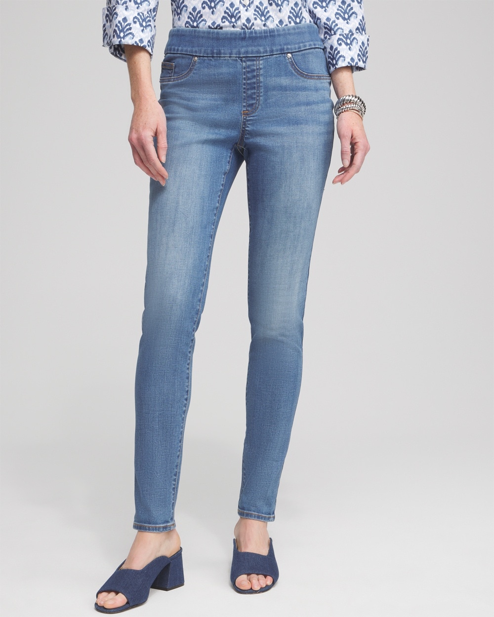 Chico's Jeans & Denim | Pull-on Jeggings Aquaria Indigo