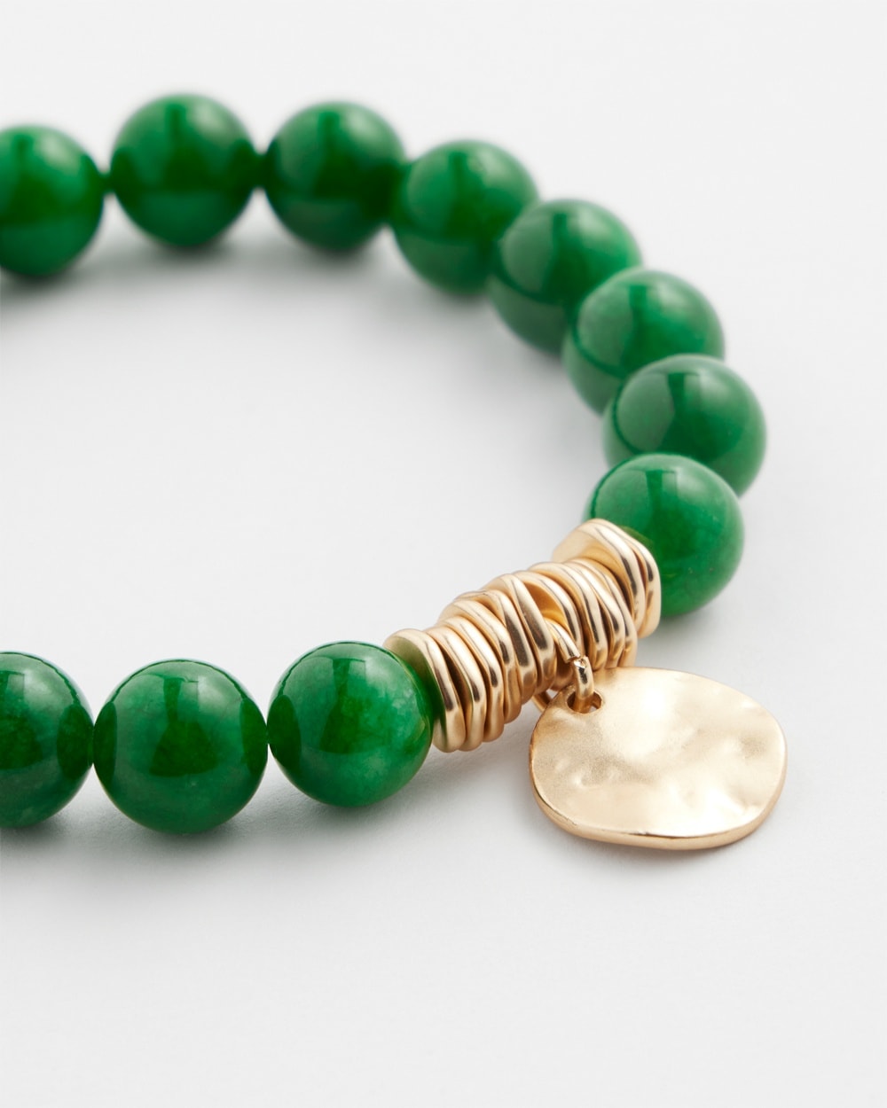 Chico's | Jade Stretch Bracelet Green