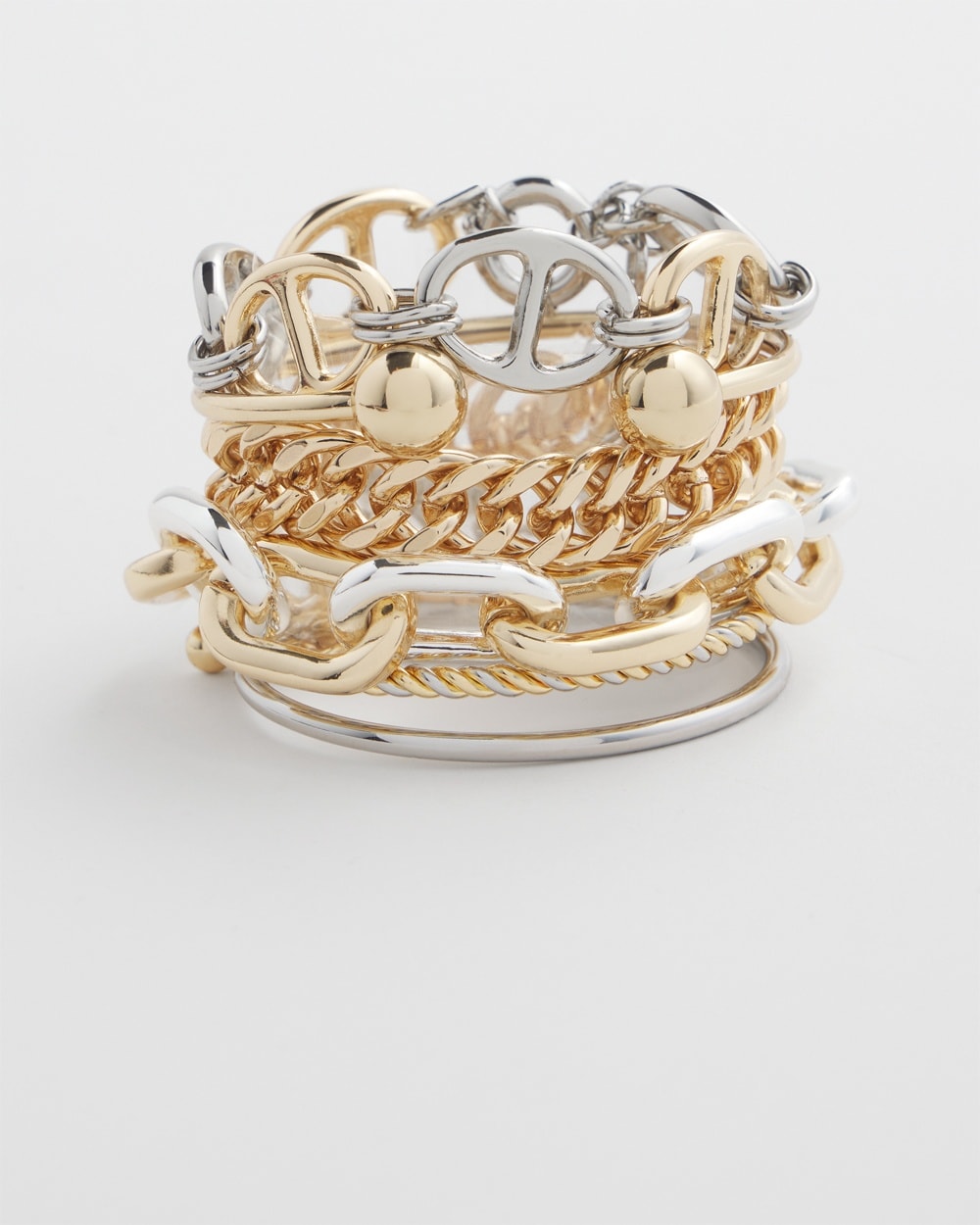 Chico's | Tone Flex Cuff Bracelet Gold