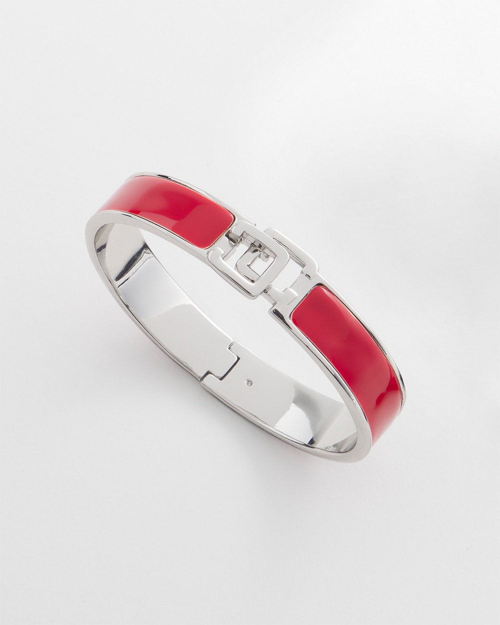 Chico's | Enamel Hinge Bracelet Red