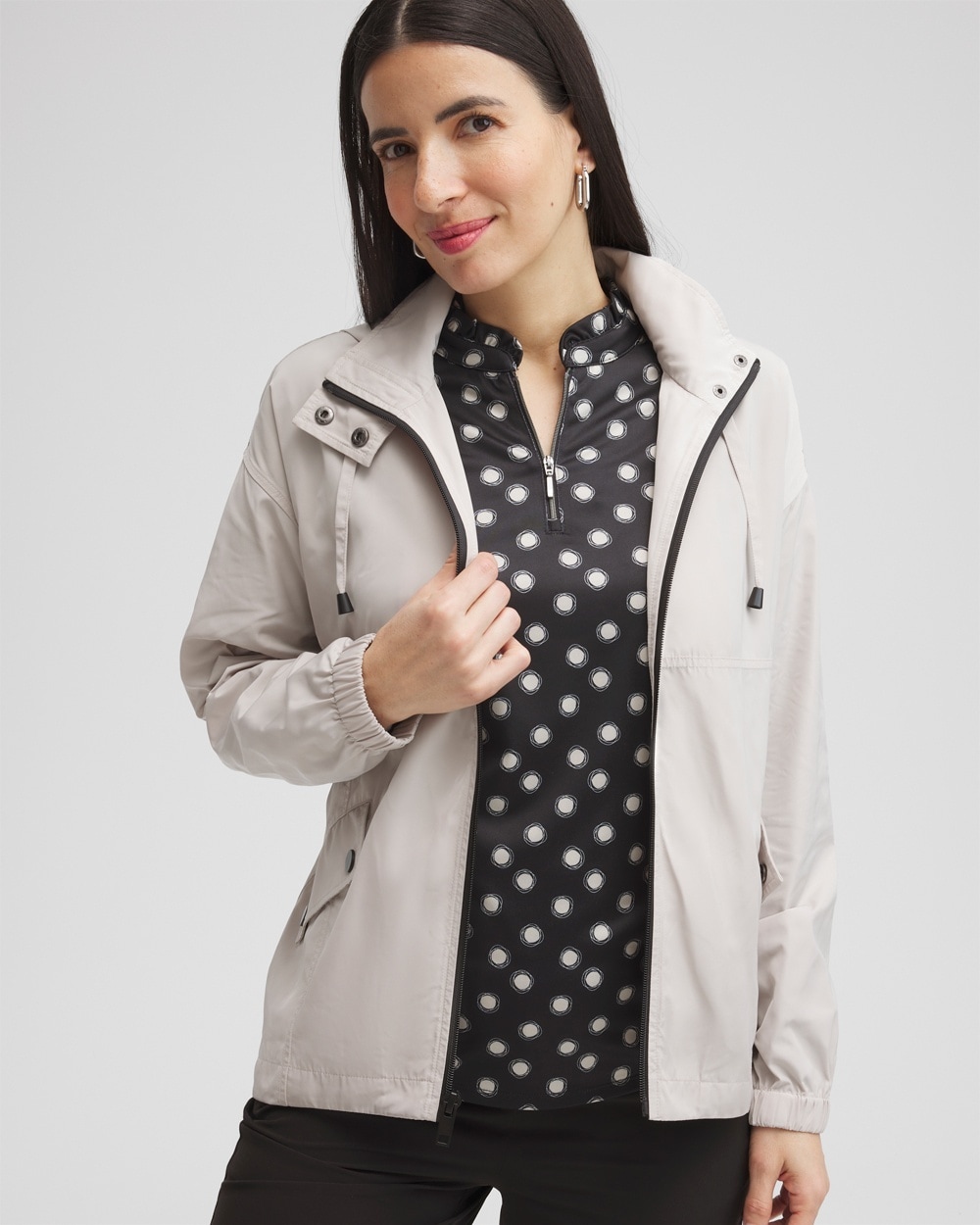 Chico's Jackets & Coats | Zenergy® Water Repellent Jacket French Blush