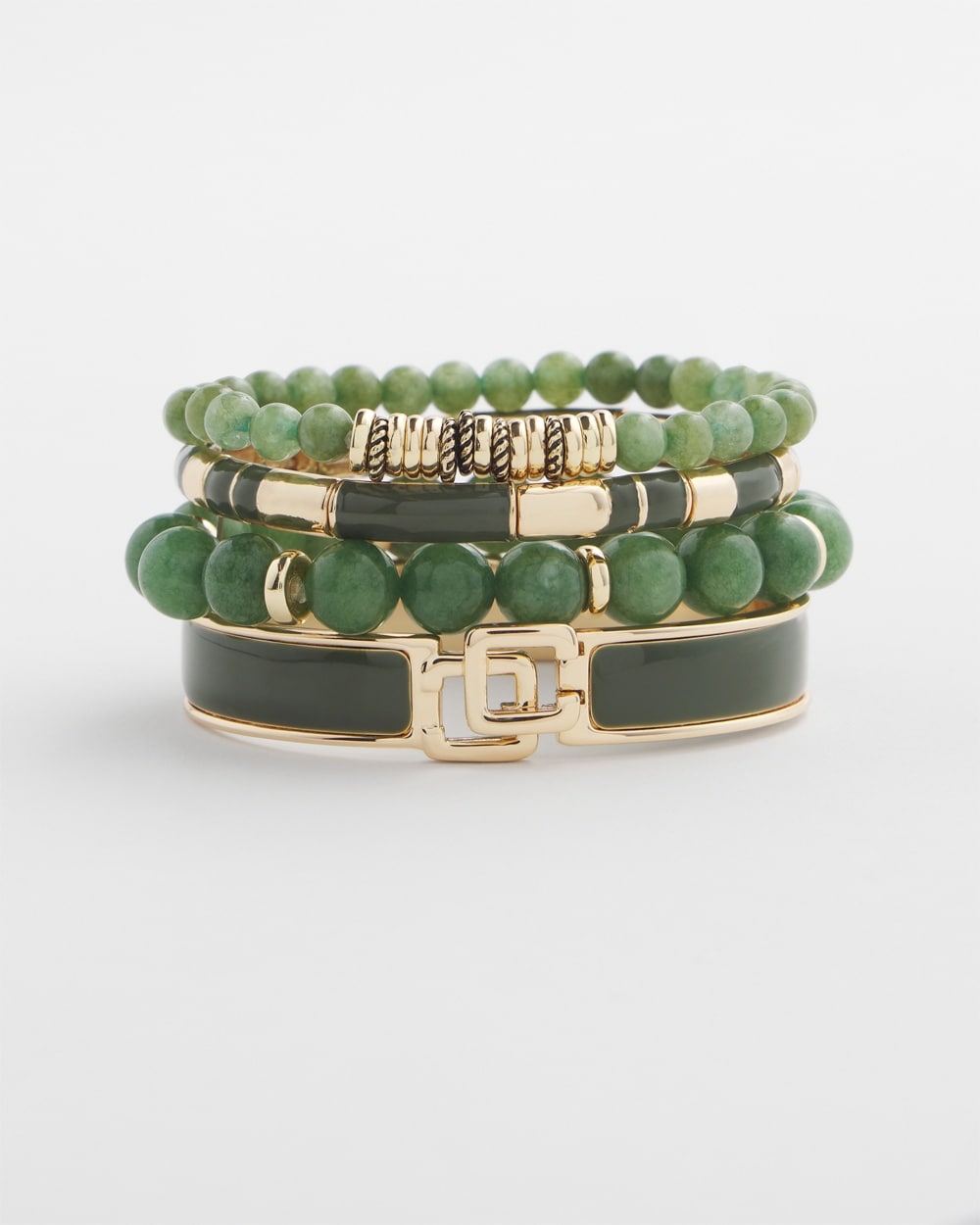 Chico's | Click Hinge Bracelet Olive