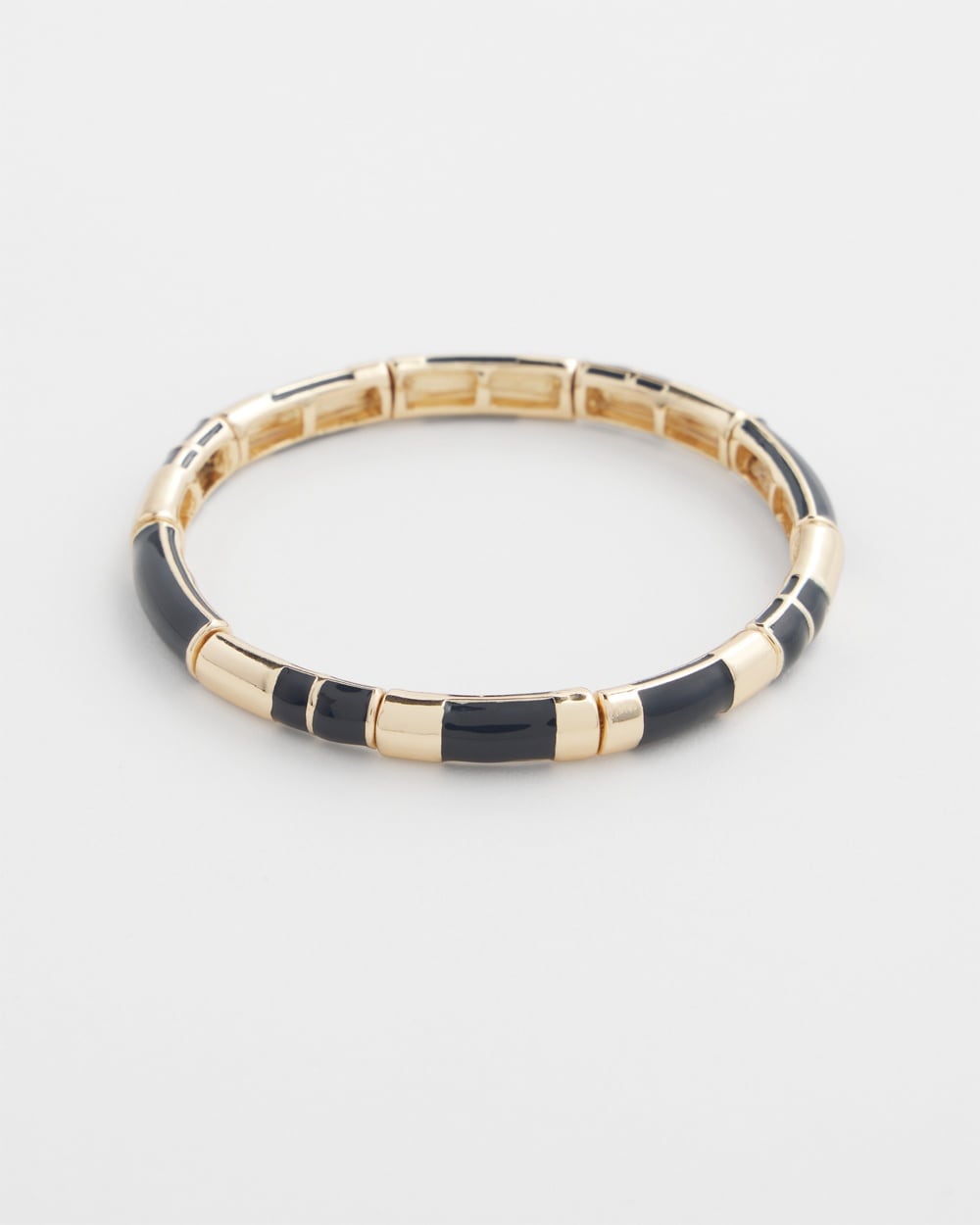 Chico's | Enamel Stretch Bracelet Navy