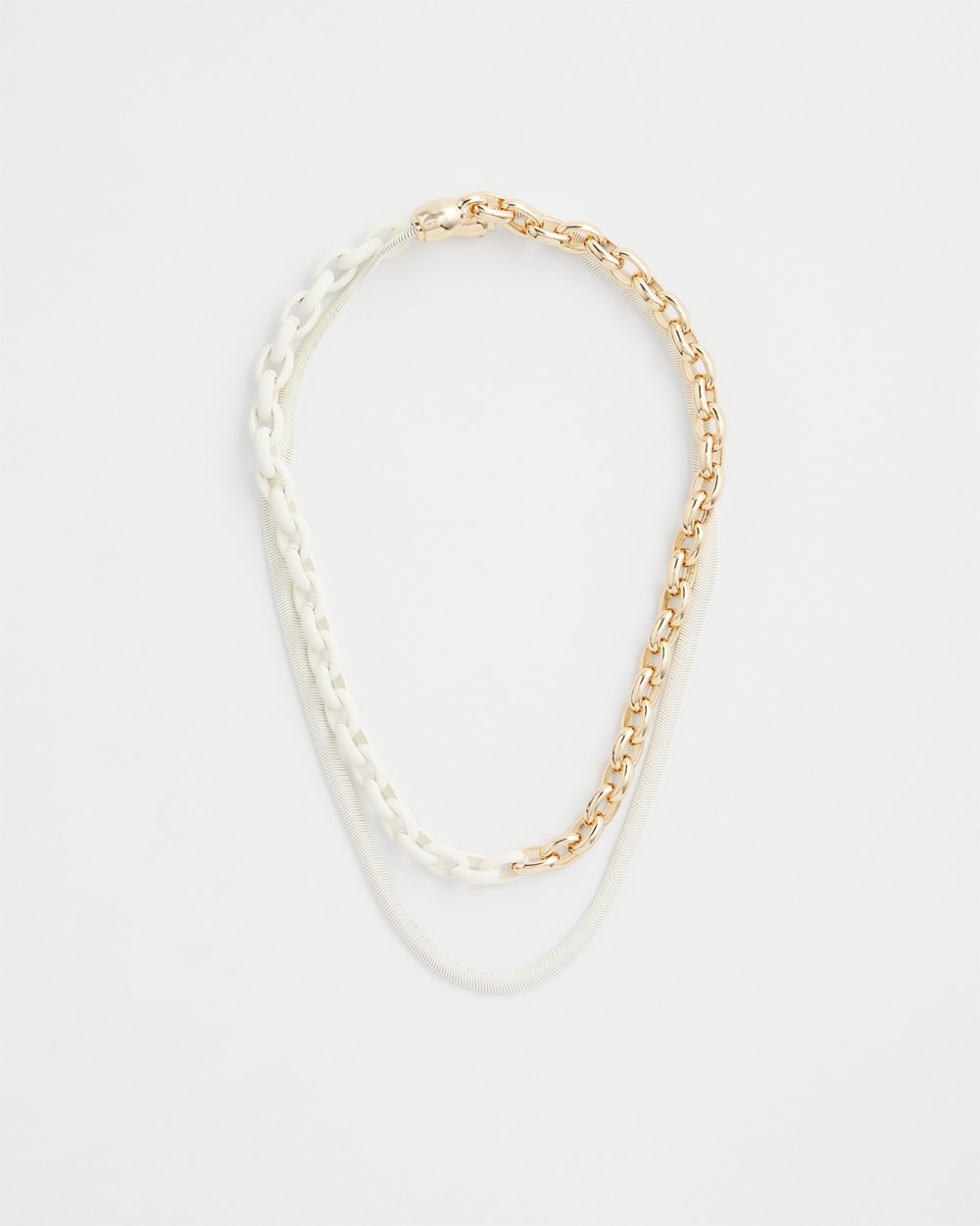 Chico's | MagneticMix™ Multistrand Necklace White