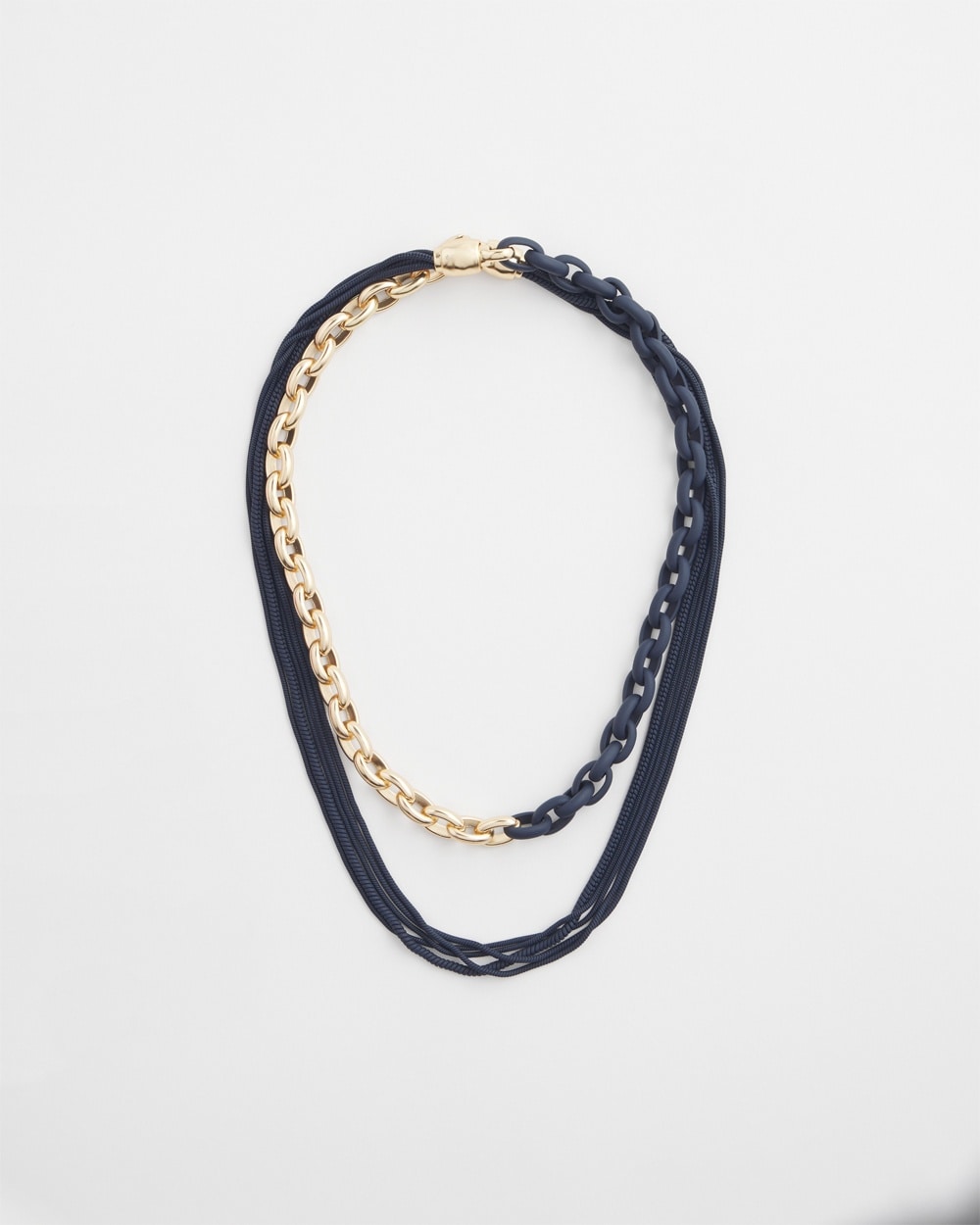 Chico's | MagneticMix™ Multistrand Necklace Navy