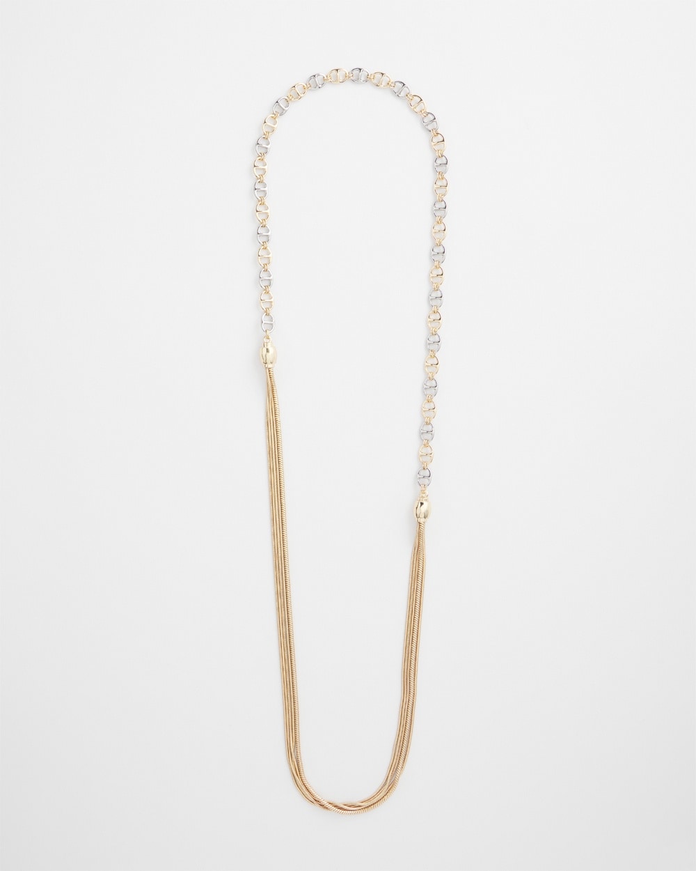 Chico's | MagneticMix™ Multi Chain Necklace Mixed Metals